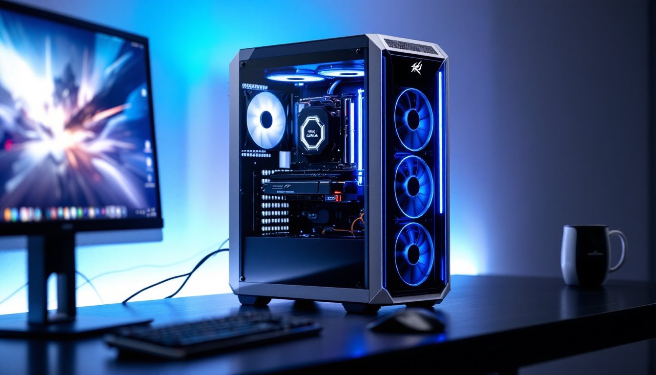 experience ultimate performance with the skytech gaming nebula gaming pc desktop